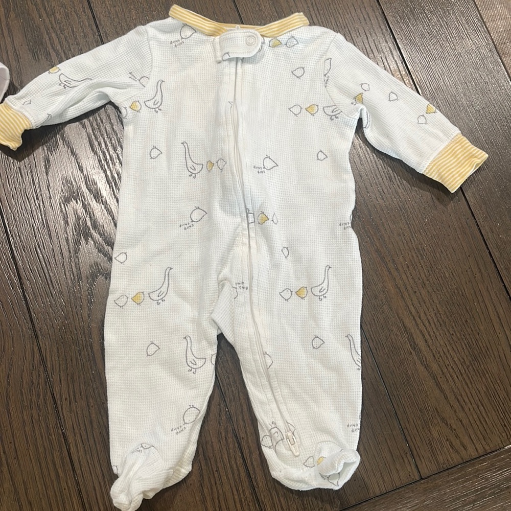 2-way zipper onesie 3month